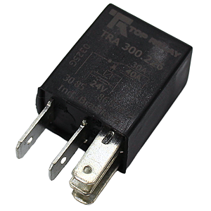 Rele Auxiliar 5 Term. 24v 30/40a Mini Preto