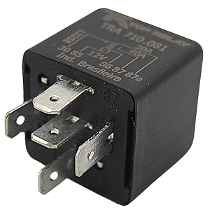 Relé Auxiliar Duplo 12v 40/30 Amperes 5t Fiat Ford Gm Vw S/ Suporte