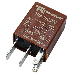 Rele Auxiliar/injecao Mini 4t 12v 30 Amperes Multifuncional