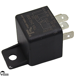 Relé Auxiliar Universal 5 Terminais 24v 40/10a Com Suporte