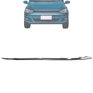 Friso Grade Moldura Fox 2015 2016 2017 2018 2019 2020 2021 Cromado Esquerdo