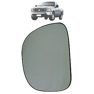 Lente Espelho Retrovisor Com Base F250 1998 Até 2012