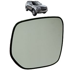 Lente Espelho Retrovisor Com Base GM S10 Trail Blazer (Elétrico) 2012 Até 2023