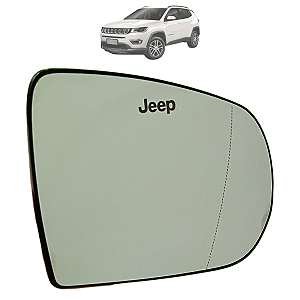 Lente Espelho Do Retrovisor Base Compass 2017 Até 2024 Obrigado