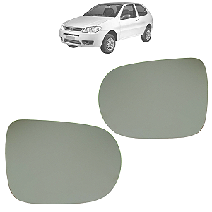 Par Lente Espelho Retrovisor Base Palio 2011 Até 2017 Original
