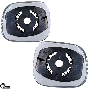 Par Lente Espelho Retrovisor Base Fiorino 2014 Até 2023 Original