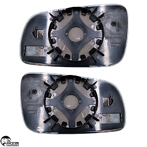 Kit 02 Lente Espelho Retrovisor Base Gol G3 1999 Até 2009 Original