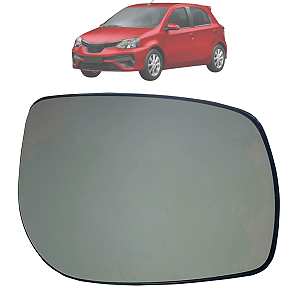 Lente Espelho Retrovisor Com Base Etios 2013 Até 2021