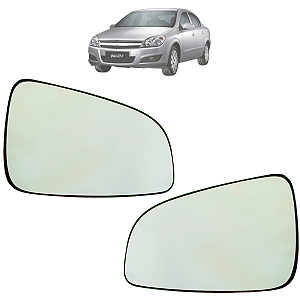 Par Lente Espelho Retrovisor Com Base Vectra 2006 Até 2009 Original