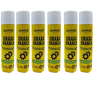 Spray Graxa Branca Aerossol Lubrificante 1800ml