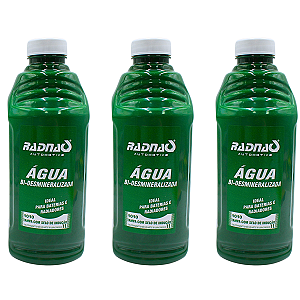Agua Desmineralizada Radiador E Bateria Radnaq Galão 3 Litro