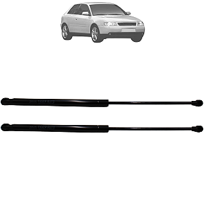Par Amortecedor Tampa Porta Malas Audi A3 1999 Até 2006