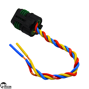 Chicote 3 Vias Motor Regulagem Farol GM Vectra