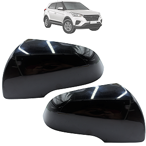 Par Capa Do Espelho Retrovisor Creta 2017 Até 2022