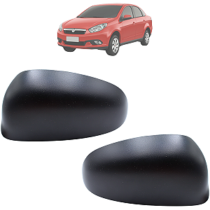 02 Capa Retrovisor Novo Palio 2012 Até 2021 Grand Siena 2012 Até 2023 Original