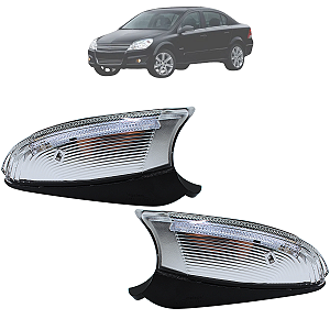Par Pisca Seta Retrovisor Gm Vectra 2009 Até 2011 Original