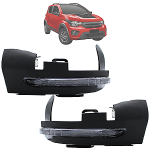 Par Pisca Seta Retrovisor Mobi 2017 Até 2025 Original