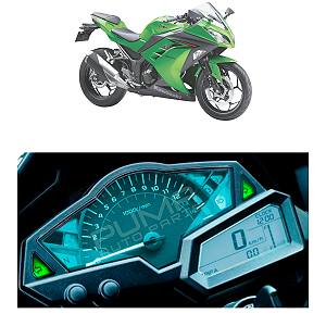 Película Painel Protetora Moto Ninja 250 Ninja 300 2013 Até 2018