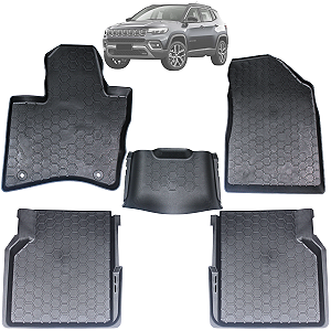 Tapete Borracha Bandeja Compativel Jeep Commander Todos