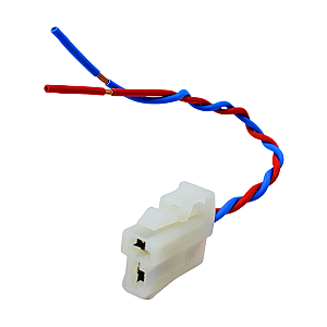 Plug Chicote 02 Vias Encaixe Fêmea Bobina Injeção Titian 150cc