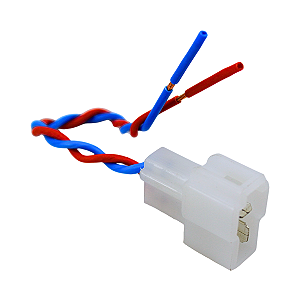 Plug Chicote 02 Vias Macho Bobina Injeção Titan 150cc