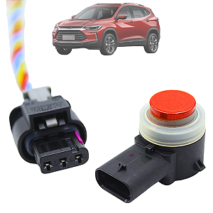 Sensor Estacionamento Ré + Chicote GM Onix Tracker 2020 Até 2022