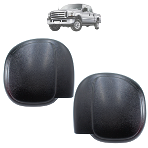 Par Capa Espelho Retrovisor F250 1999 Até 2012 Original