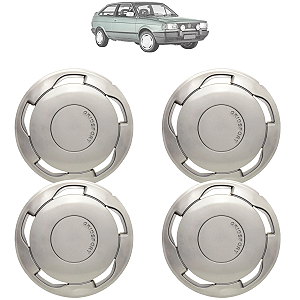 Jogo Calota Orbital Futura Aro 14 Prata Pressão Prata