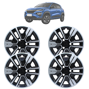 Jogo Calota Roda Aro 14 Kwid Outsider 2018 2019 2020 22 23