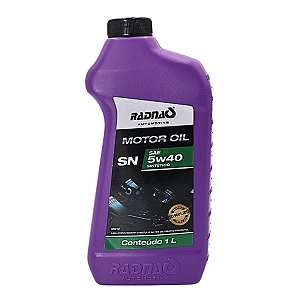 Óleo Lubrificante Motor 5w40 Sintético Radnaq 1 Litro