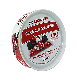 Cera Pasta Tradicional Com Carnaúba 200g Monza