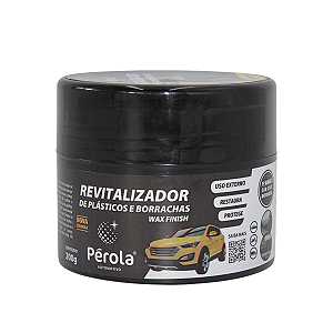 Renovador De Plásticos E Borrachas Pérola 200g Com Aplicador
