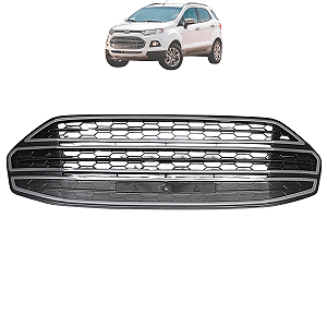 Grade Central Ecosport 2013 14 até 2017 Preta Friso Grafite