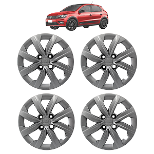 Jogo Calota Aro 14 Gol G5 G6 2012 13 14 15 16 2017 Prata