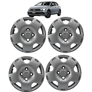 4 Calota Gol G4 2001 2002 2003 2004 2005 2006 Aro 13 Prata