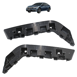 Kit Suporte Guia Parachoque Dianteiro Civic 2017 18 19 2020 2021