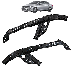 Par Guia Farol Dianteiro Civic 2012 2013 2014 2015 2016