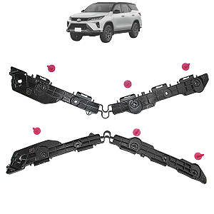 Kit Guia Parachoque Traseiro Sw4 2016 17 18 19 2020 21 Até 2025