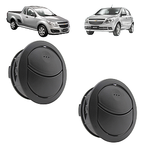 Kit 2 Difusor Saida De Ar Agile/Montana 2011 2012 2013 14 Até 2021