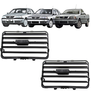 Kit 2 Tela Difusor De Ar Painel Gol Parati Saveiro G3 1999 2000 2001 2002 2003 2004 2005