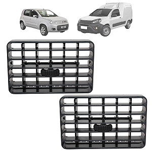 Kit 2 Difusor De Ar Uno/fiorino 1994 95 96 97 98 À 2013 Central