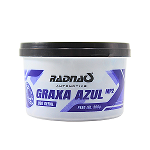 Graxa Azul Radnaq 500g Proteção Corrosão Rolamento Automóvel