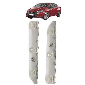 Par Guia Parachoque Traseiro Versa 2012 13 14 15 16 17 até 2020