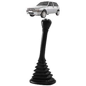 Coifa + Bola Manopla Câmbio Longa Uno Elba Prêmio Fiorino