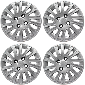 Jogo Calota Aro 14 Fiat Grand Siena 2012 2013 Palio Uno