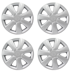 Jogo 4 Calota Nissan March 2015 2016 2017 2018 Aro 14