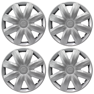 Jogo 4 Calota Renault Clio Kangoo Sandero Logan Aro 14