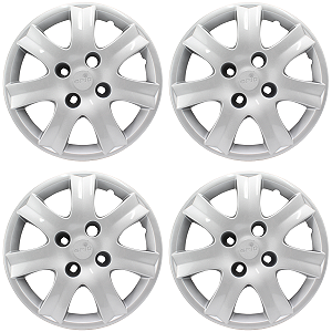 Jogo De Calota Peugeot 206 207 307 2010 2011 Até 2016 Aro 14
