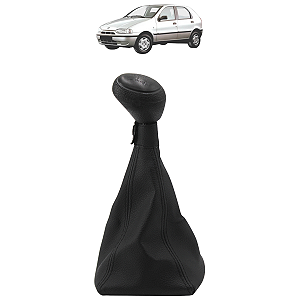 Kit Manopla Bola Coifa Câmbio Marcha Palio Weekend Strada EDX 1999 2000