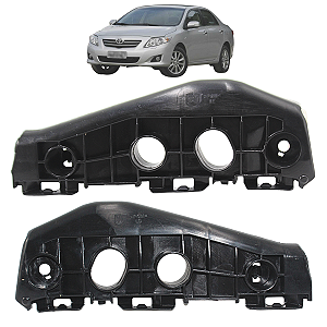 Par Suporte Guia Parachoque Corolla 2009 2010 2011 Dianteiro